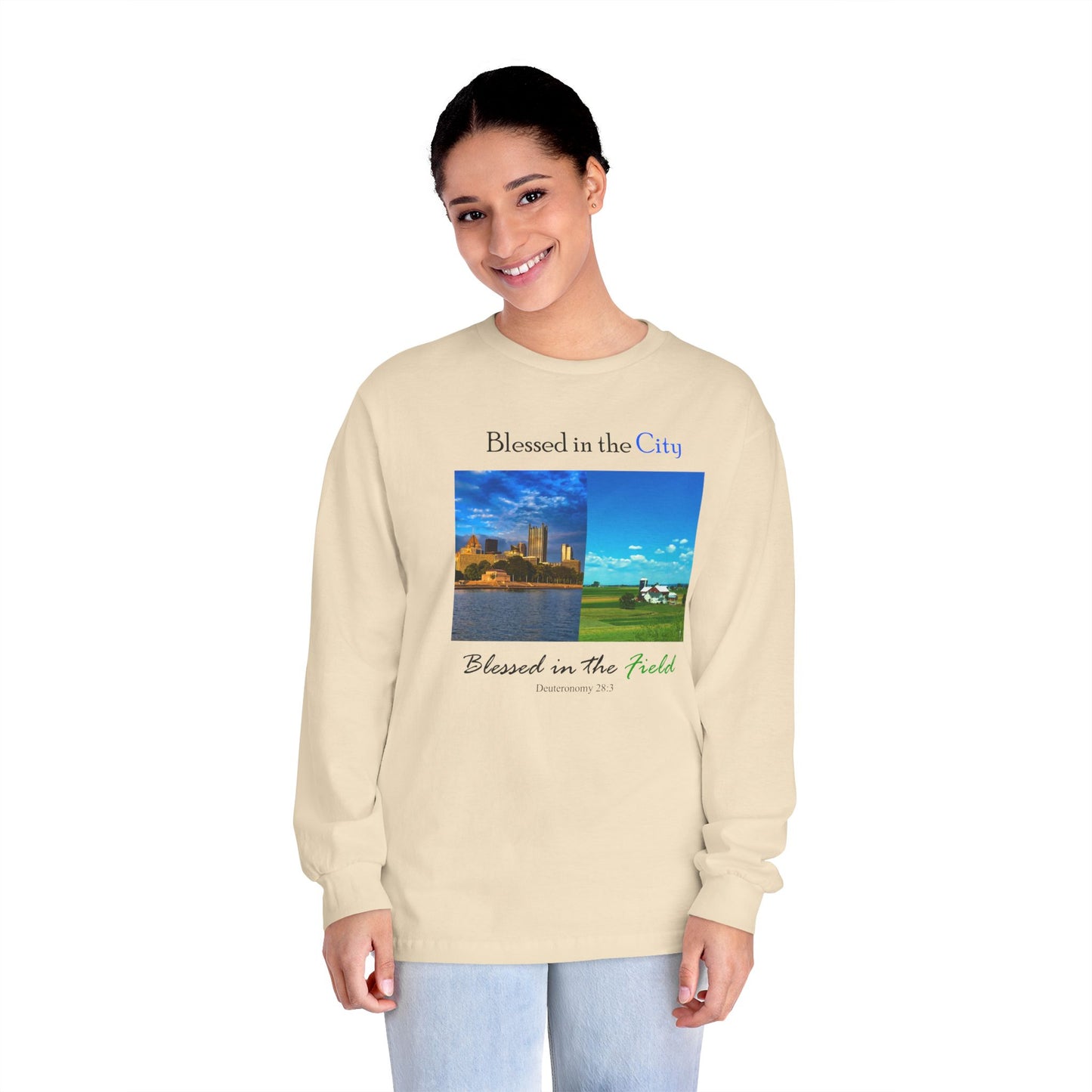Blessed In The City Unisex Long Sleeve T-Shirt