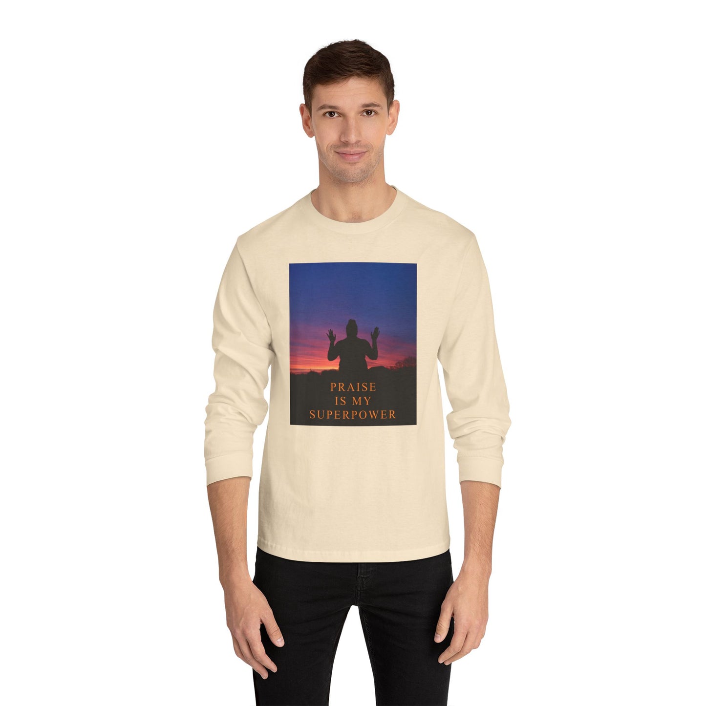 Praise Is My Superpower Female Unisex Long Sleeve T-Shirt
