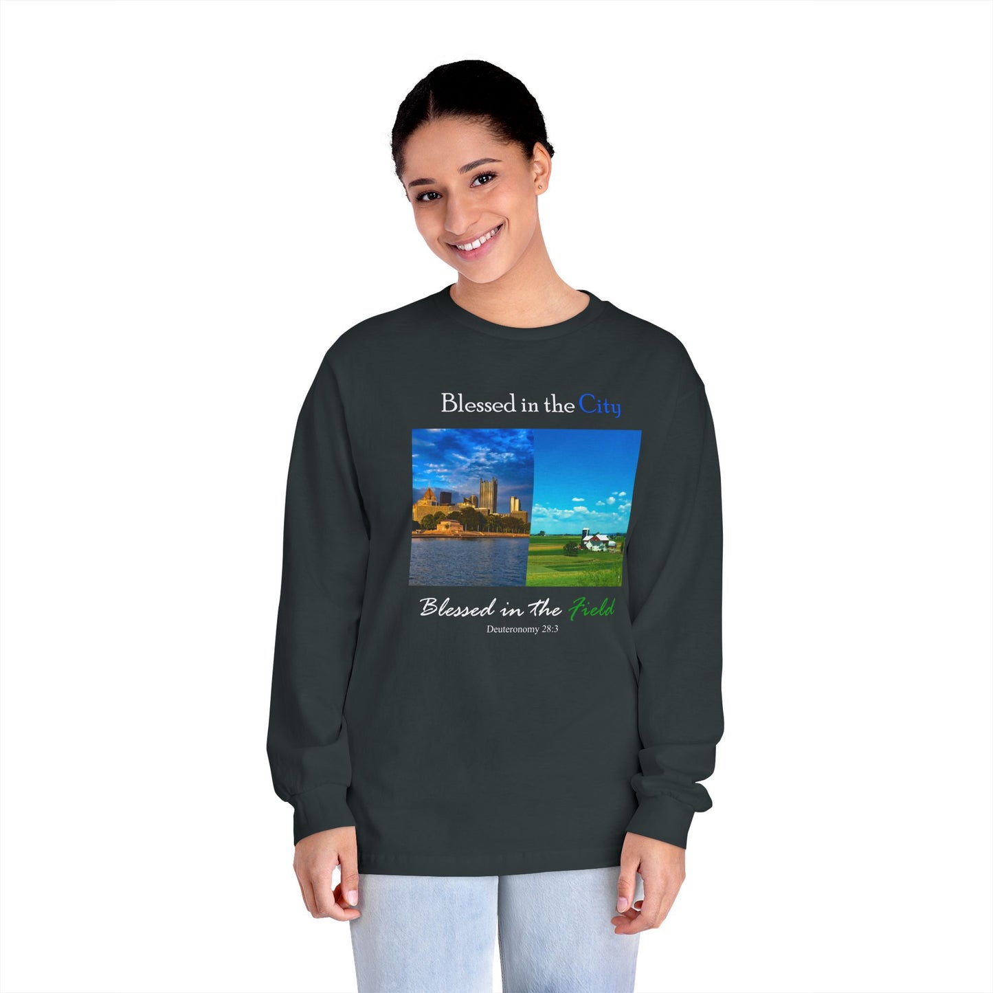 Blessed In The City Unisex Long Sleeve T-Shirt