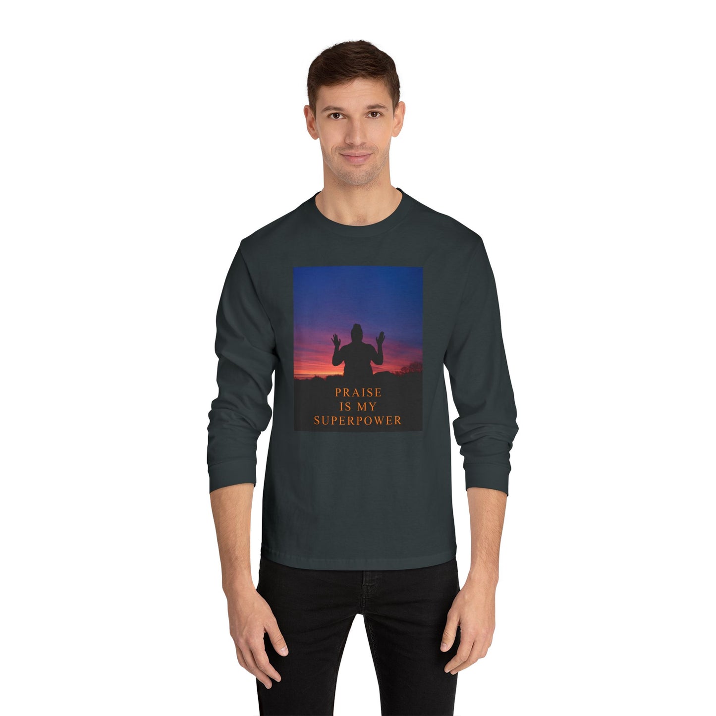 Praise Is My Superpower Female Unisex Long Sleeve T-Shirt