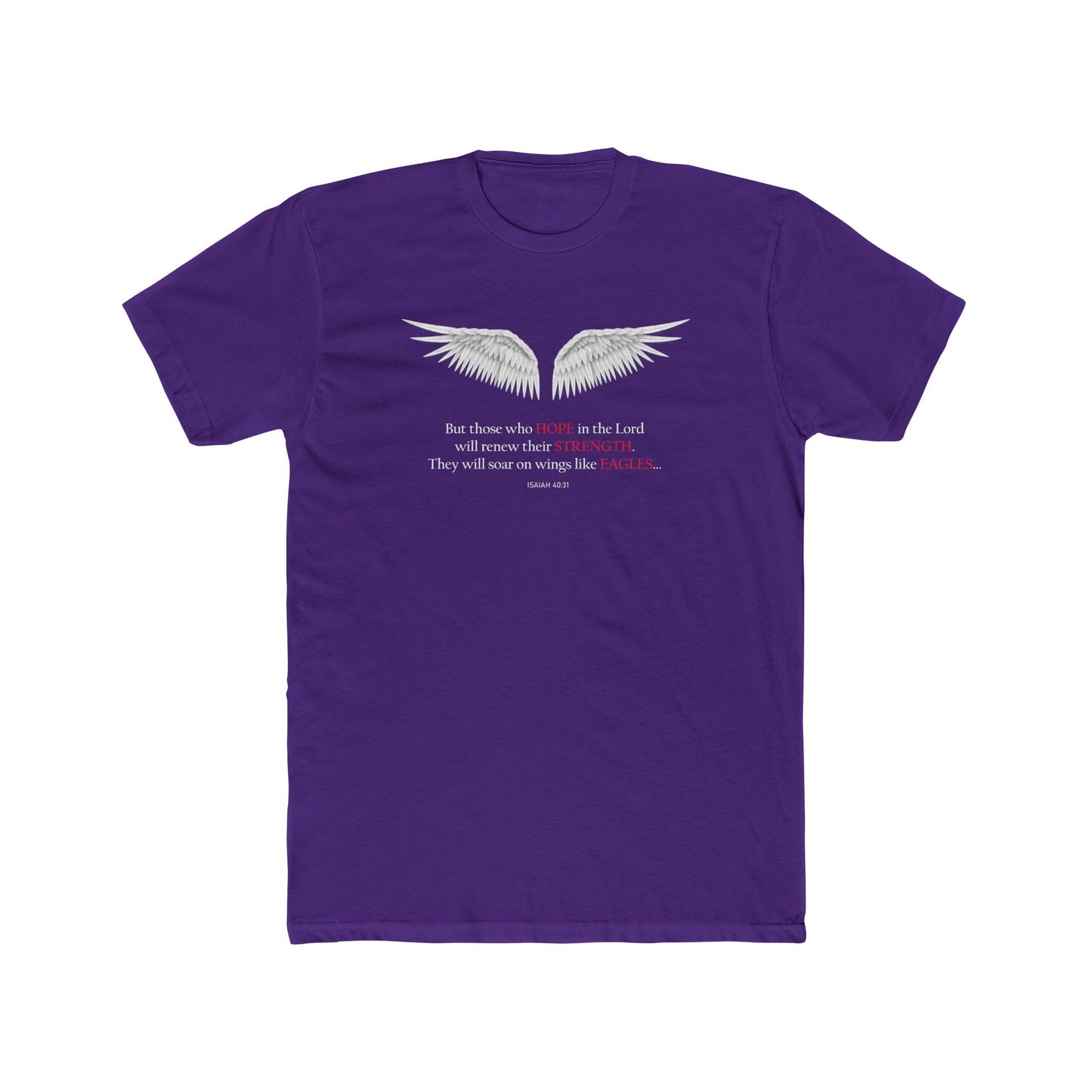 Soar On Wings Like Eagles Unisex Crew Tee