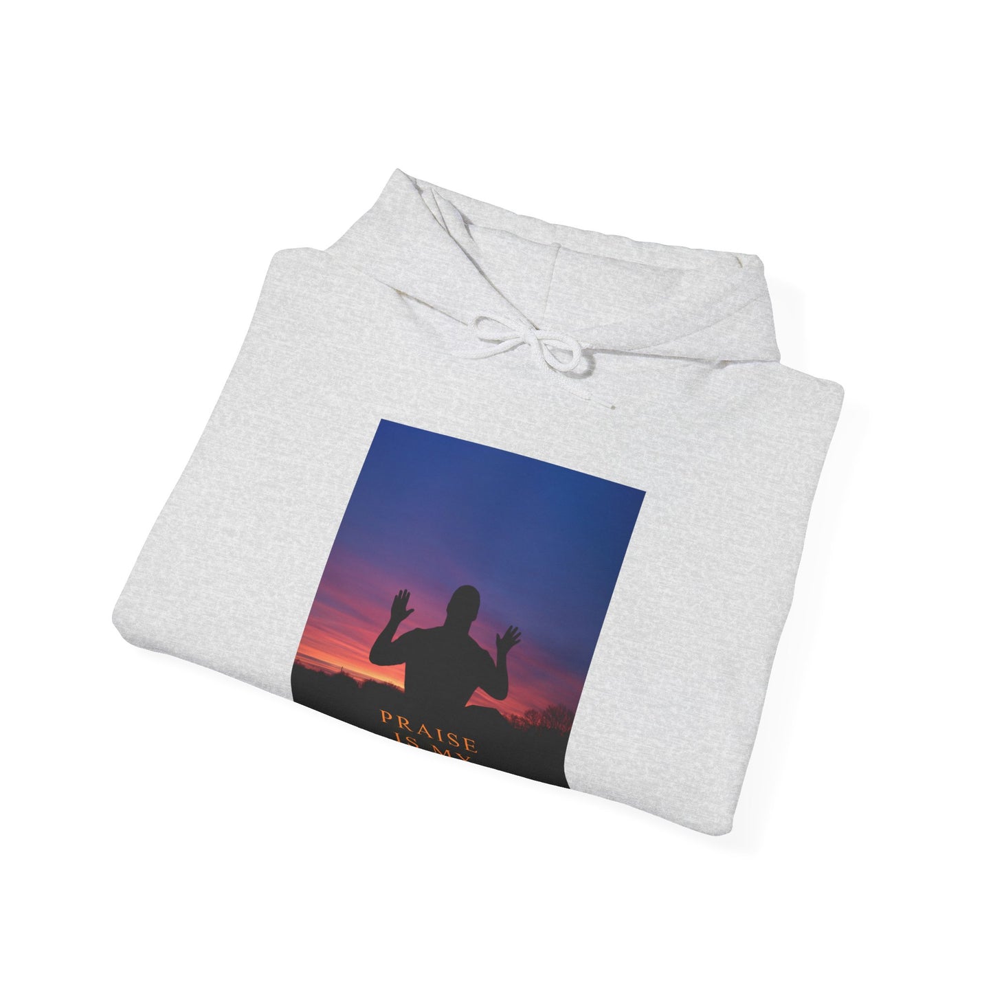 Praise Is My Superpower Male Unisex Hooded Sweatshirt