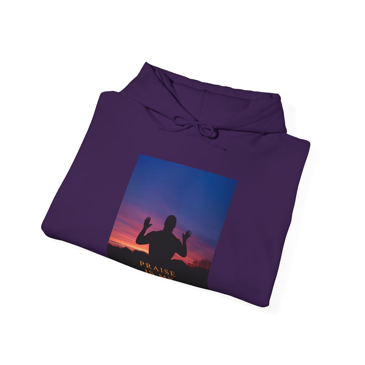 Praise Is My Superpower Male Unisex Hooded Sweatshirt