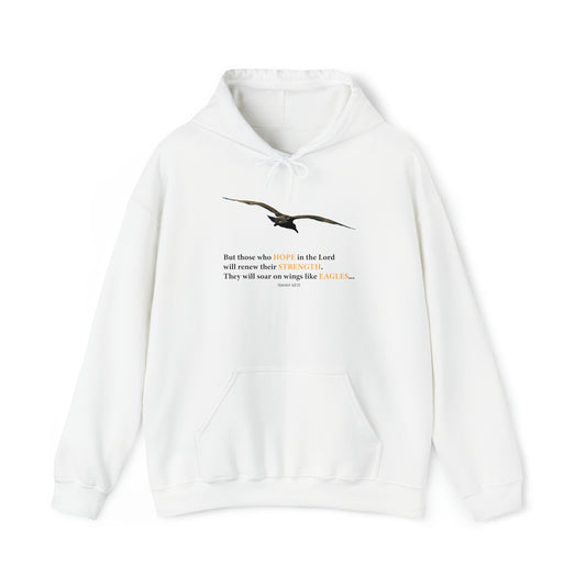 Soar On Wings Like Eagles Unisex Hooded Sweatshirt